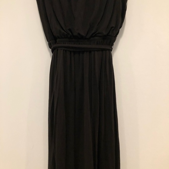 The limited size medium black halter dress elastic waistband and at the top - Picture 7 of 12